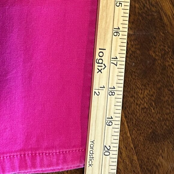 Coldwater Creek Natural Fit Capri Pants Hot Pink Size 16 - Picture 5 of 7